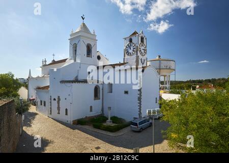 Santa Maria do Castelo church in Tavira, Faro, Algarve, Portugal Stock Photo