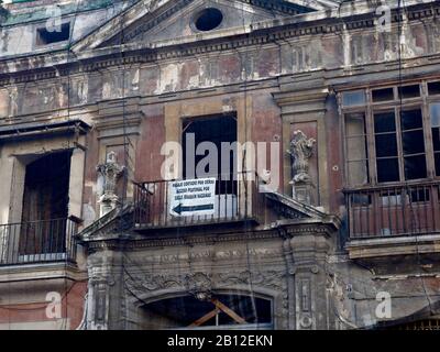 Classic building ready for an extensive renovation in the city center of Sevilla, Andalucia, Spain Stock Photo