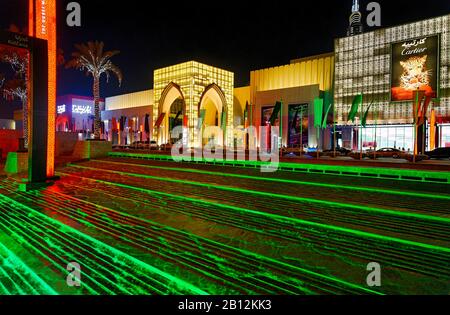 Main entrance of DUBAI MALL,the world's largest mall,Downtown Dubai,Dubai,United Arab Emirates,Middle East Stock Photo