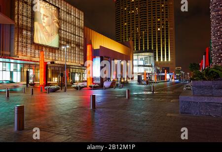 Main entrance of DUBAI MALL,the world's largest mall,Downtown Dubai,Dubai,United Arab Emirates,Middle East Stock Photo