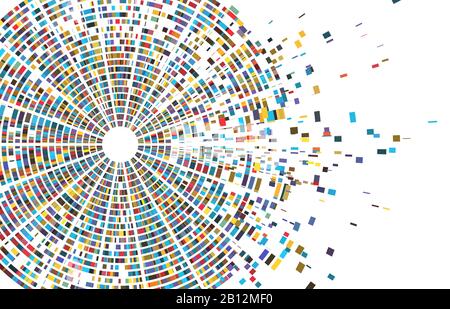 Dna test infographic. Genome sequence map, chromosome architecture and genetic sequencing chart abstract data vector illustration Stock Vector