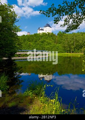 Burgk Castle,Thuringia,Germany Stock Photo