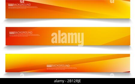 Modern web banner background. abstract vector template design Stock Vector