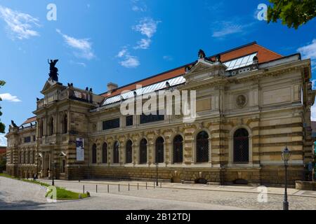 The Albertinum on the Brühl Terrace,Dresden,Saxony,Germany Stock Photo