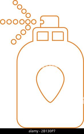 Gas cylinder icon Stock Vector