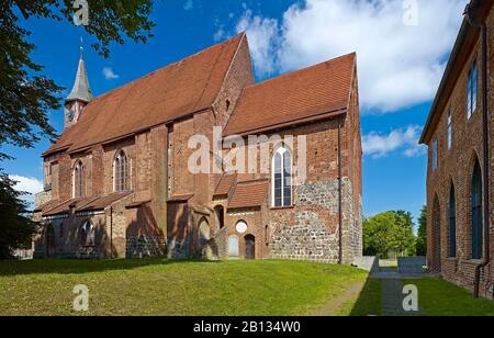 Monastery Church in Zarrentin,Mecklenburg-Vorpommern,Germany Stock Photo