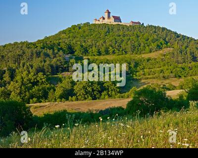 Wachsenburg Castle near Holzhausen,Drei Gleichen,Thuringia,Germany Stock Photo