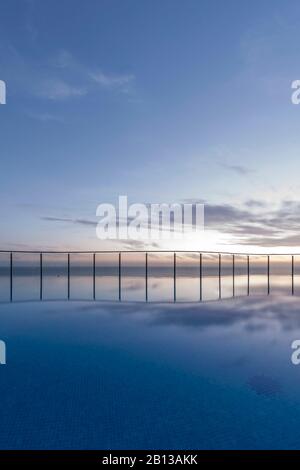 Infinity Pool,Hotel Gloria Palace Amadores,Gran Canaria,Spain Stock Photo