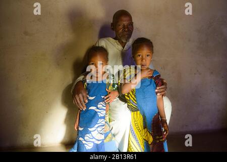 Portraits of Guineans. Guinea Stock Photo
