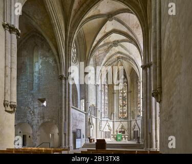 Choir of the convent church,Abbey Pforta at Schulpforte,Bad Koesen,Saxony-Anhalt,Germany Stock Photo