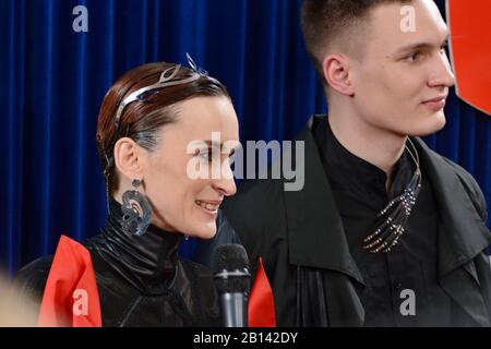 Kiev, Ukraine. 22nd Feb, 2020. Ukrainian band Go-A represent Ukraine at the Eurovision 2020 Song Contest (ESC) (Photo by Aleksandr Gusev/Pacific Press) Credit: Pacific Press Agency/Alamy Live News Stock Photo