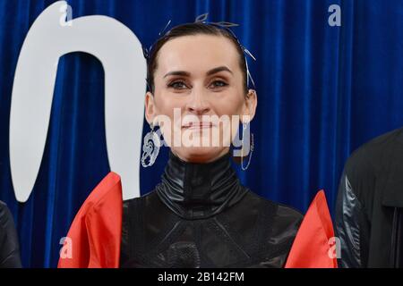 Kiev, Ukraine. 22nd Feb, 2020. Ukrainian band Go-A represent Ukraine at the Eurovision 2020 Song Contest (ESC) (Photo by Aleksandr Gusev/Pacific Press) Credit: Pacific Press Agency/Alamy Live News Stock Photo