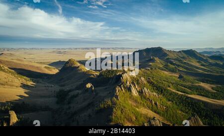 Mongolian Switzerland, Gobi Desert, Mongolia Stock Photo