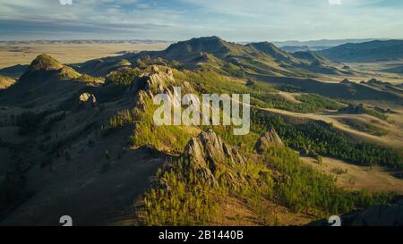 Mongolian Switzerland, Gobi Desert, Mongolia Stock Photo