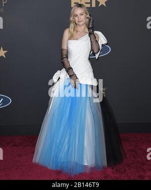 Brie Larson arrives at the 51st NAACP Image Awards held at the Pasadena Civic Auditorium in Pasadena, CA on Saturday, ?February 22, 2020.  (Photo By Sthanlee B. Mirador/Sipa USA) Stock Photo