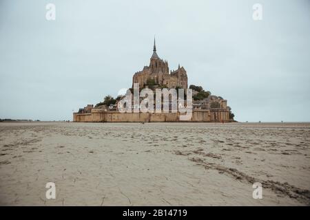 Mont Saint-Michel in France Stock Photo