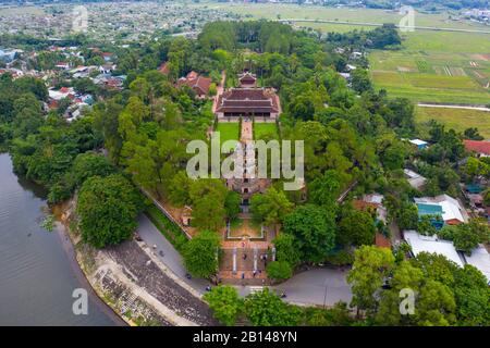 Thien Mu Pagoda, Hue, Vietnam Stock Photo