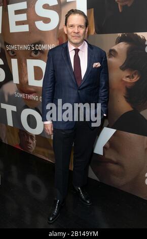 New York, NY - February 20, 2020: Thomas Jay Ryan as Lt. Schrank attends the 'West Side Story' revival of Broadway musical opening night after party at IAC Building Stock Photo