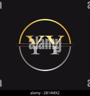 Initial YY Logo Design Vector Template. Creative Letter YY Business Logo Vector Illustration Stock Vector