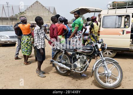 Food Market of Kpalimé - Togo - West Africa Stock Photo