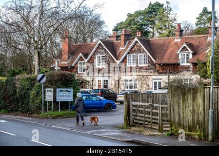 Windlesham Manor in Crowborough UK, the former home of Sir Arthur Conan Doyle, creator of Sherlock Holmes Stock Photo