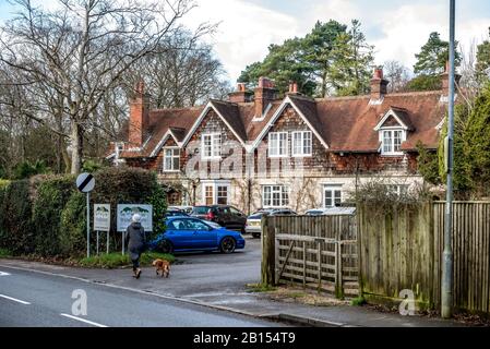 Windlesham Manor in Crowborough UK, the former home of Sir Arthur Conan Doyle, creator of Sherlock Holmes Stock Photo