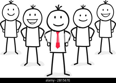 business team Stock Vector