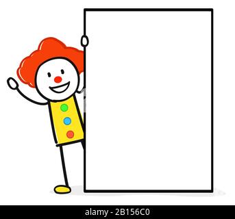 clown Stock Vector
