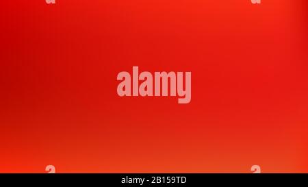 Vermilion colored abstract gradient mesh Background. Clean trendy fantasy.  Magic style smoot. Pure banner template. Easy to edit pristine color vecto Stock Vector