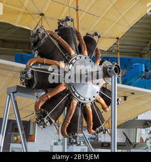 Albatros Farman III Replica at MHM Berlin Gatow in Berlin, Germany Stock Photo