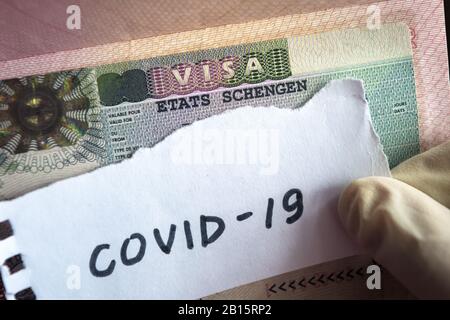 Schengen visa coronavirus