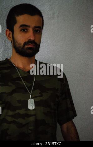 Istanbul, Turkey. January 9, 2019;  Professional Soldier Standing by for Operation (Editorial) Stock Photo
