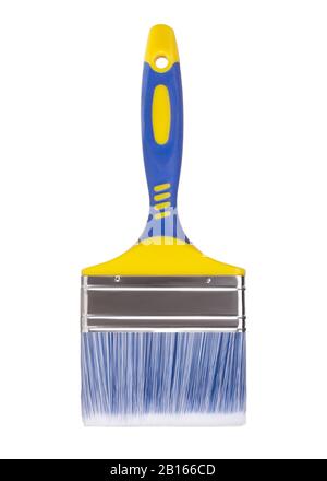 Paint brush for painting isolated on a white background. Vertical shot Stock Photo