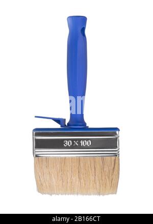 Paint brush for painting isolated on a white background. Vertical shot Stock Photo