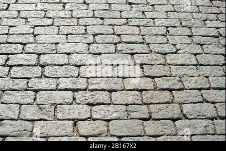 Texture in the form of old pavers Stock Photo