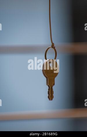 A lock is a mechanical or electronic fastening device that is released by a physical object , or by a combination thereof or only being able to be ope Stock Photo