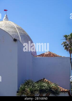 Church of St. Peter the Apsotle in El Sauzal on the spanish island Tenerife Stock Photo