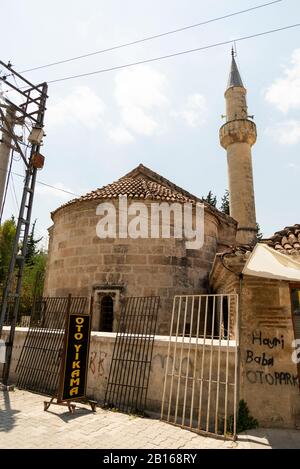 Adana, Turkey - June  27, 2019: Old mosque at Adana Turkey. Stock Photo