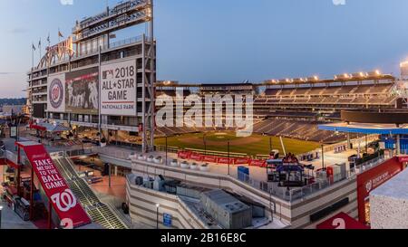 Exterior of Nationals Park As Seen from the Home Plate Entrance, with  Statues of Washington Baseball Heroes in the Foreground Editorial Photo -  Image of urban, venue: 234824316