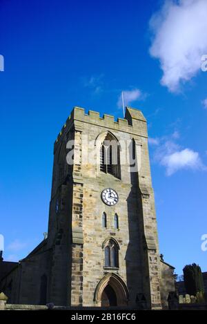 All Saints Church, Rothbury, Parish of Upper Coquetdale, Northumberland, UK Stock Photo