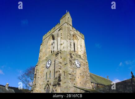 All Saints Church, Rothbury, Parish of Upper Coquetdale, Northumberland, UK Stock Photo