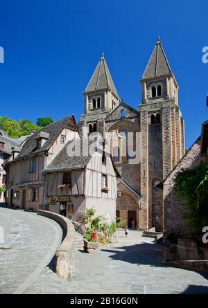 Conques, Aveyron, France, Europe Stock Photo