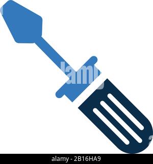 Logo with screwdriver for print and design. Vector illustration Stock ...