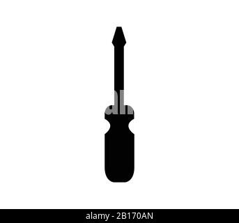 screwdriver icon illustrated in vector on white background Stock Vector ...