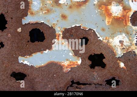 Rusted metal Stock Photo