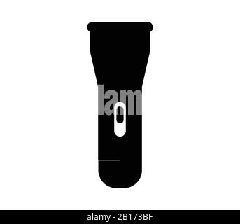 torch icon illustrated in vector on white background Stock Vector