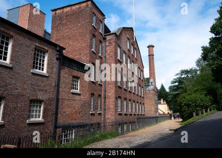 Quarry Bank Mill (also known as Styal Mill) in Styal, Cheshire, in ...