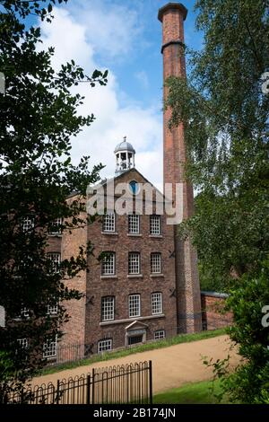 Quarry Bank Mill (also known as Styal Mill) in Styal, Cheshire, England, Stock Photo