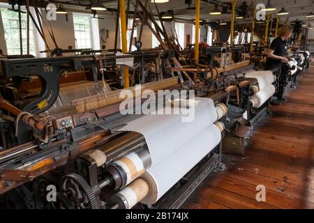 Quarry Bank Mill (also known as Styal Mill) in Styal, Cheshire, England, Stock Photo