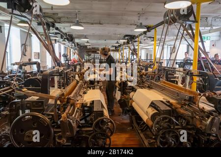 Quarry Bank Mill (also known as Styal Mill) in Styal, Cheshire, England, Stock Photo